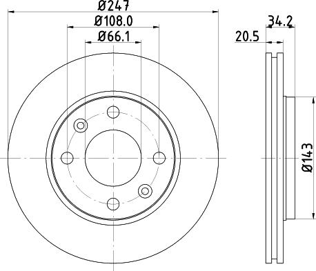 Maxgear 19-0696 - Disc frana aaoparts.ro