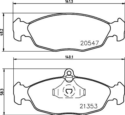 Mintex MDK0157 - Set frana, frana disc aaoparts.ro