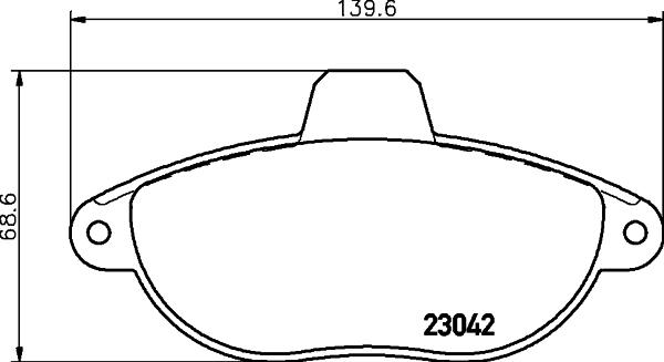 Mintex MDK0126 - Set frana, frana disc aaoparts.ro