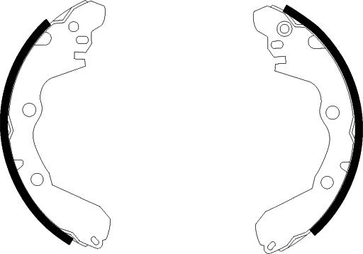 Mintex MFR510 - Set saboti frana aaoparts.ro