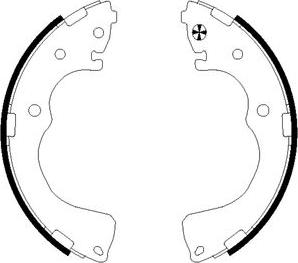 Mintex MFR632 - Set saboti frana aaoparts.ro