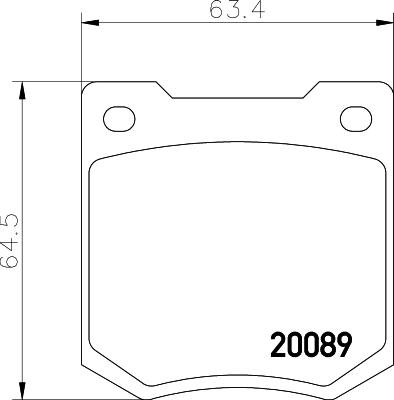 Mintex MGB535 - Set placute frana,frana disc aaoparts.ro