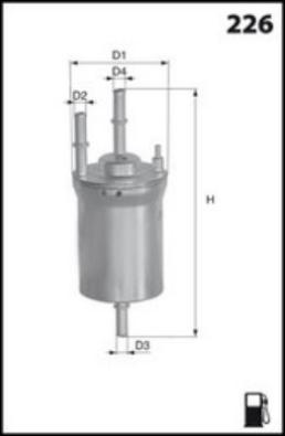 MISFAT E160 - Filtru combustibil aaoparts.ro
