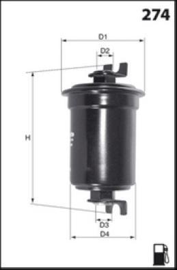 MISFAT E139 - Filtru combustibil aaoparts.ro