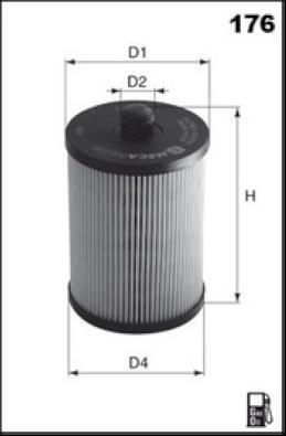MISFAT F163 - Filtru combustibil aaoparts.ro