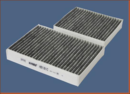 MISFAT HB181C - Filtru, aer habitaclu aaoparts.ro