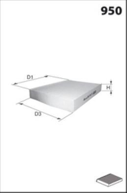 MISFAT HB238CA - Filtru, aer habitaclu aaoparts.ro