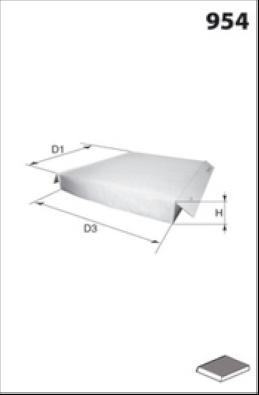 MISFAT HB233CA - Filtru, aer habitaclu aaoparts.ro