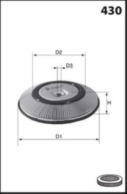 MISFAT R766 - Filtru aer aaoparts.ro