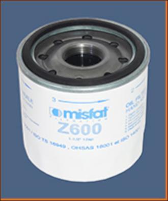 MISFAT Z600 - Filtru ulei aaoparts.ro