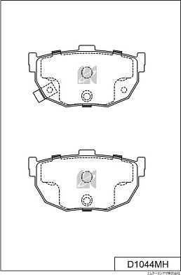 ADVICS-SEA R2N023T - Set placute frana,frana disc aaoparts.ro