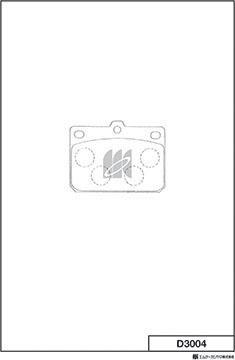 MK Kashiyama D3004 - Set placute frana,frana disc aaoparts.ro
