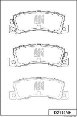 ADVICS-SEA A2N094T - Set placute frana,frana disc aaoparts.ro