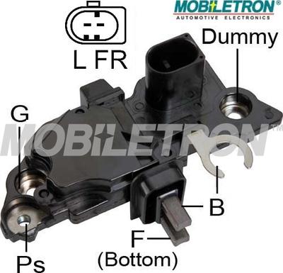 Mobiletron VR-B254 - Regulator, alternator aaoparts.ro