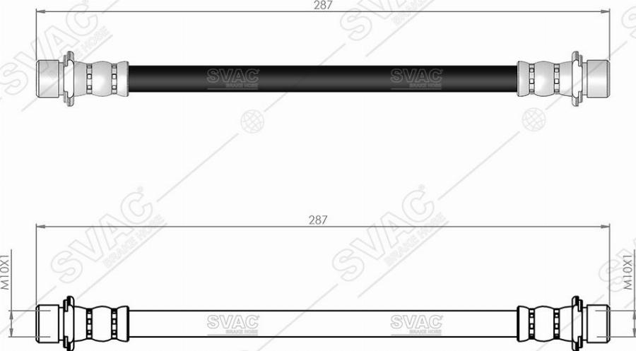 MOBILVERDE 50305454 - Furtun frana aaoparts.ro