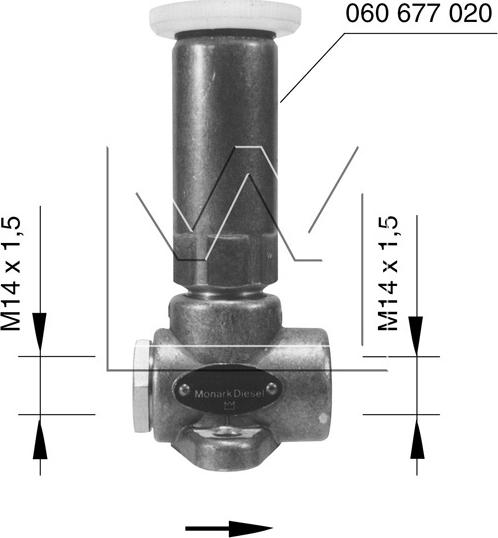 MONARK 042066007 - Pompa, combustibil aaoparts.ro