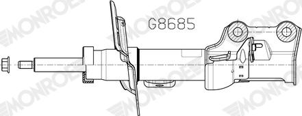 MONROE G8685 - Amortizor aaoparts.ro