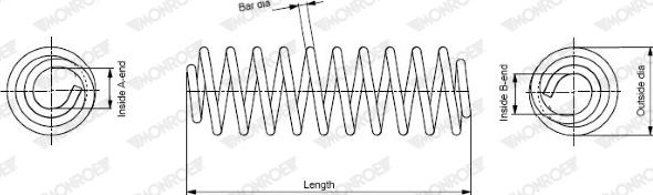 MONROE SE3680 - Arc spiral aaoparts.ro