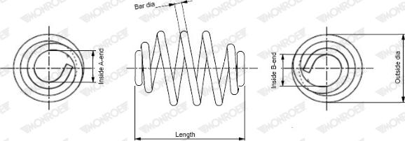 MONROE SN3619 - Arc spiral aaoparts.ro
