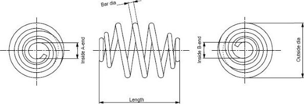 MONROE SP0411 - Arc spiral aaoparts.ro