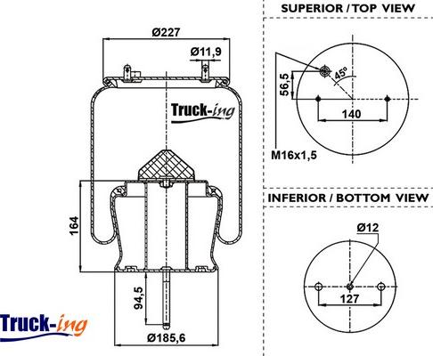 Montcada 0293555 - Burduf, suspensie pneumatica aaoparts.ro