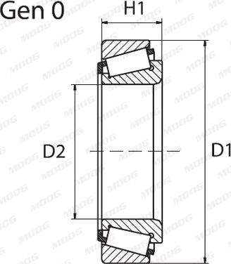 Moog FD-WB-11218 - Set rulment roata aaoparts.ro