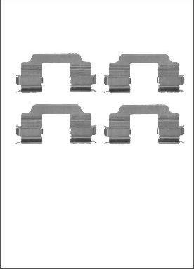 Motaquip LVMK1085 - Set accesorii, placute frana aaoparts.ro