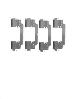 Motaquip LVMK1087 - Set accesorii, placute frana aaoparts.ro