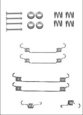 Motaquip LVMK1133 - Set accesorii, sabot de frana aaoparts.ro