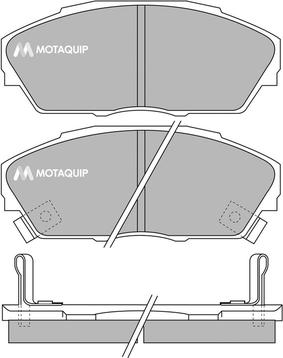 Motaquip LVXL642 - Set placute frana,frana disc aaoparts.ro