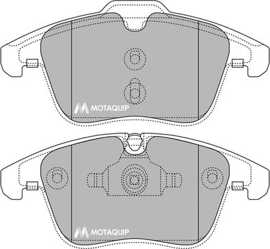 Motaquip LVXL1400 - Set placute frana,frana disc aaoparts.ro