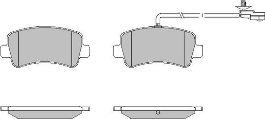 Motaquip LVXL1638 - Set placute frana,frana disc aaoparts.ro