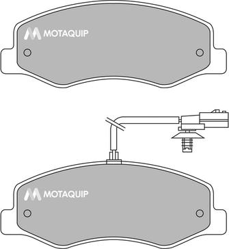 Motaquip LVXL1637 - Set placute frana,frana disc aaoparts.ro