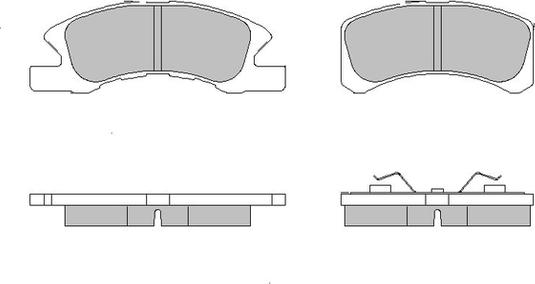 Motaquip LVXL1672 - Set placute frana,frana disc aaoparts.ro