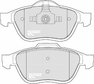 Motaquip LVXL1093 - Set placute frana,frana disc aaoparts.ro