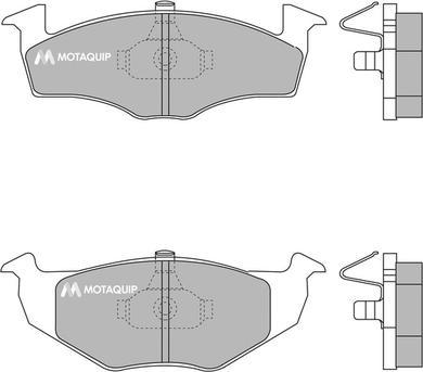 Motaquip LVXL187 - Set placute frana,frana disc aaoparts.ro