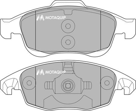 Motaquip LVXL1372 - Set placute frana,frana disc aaoparts.ro