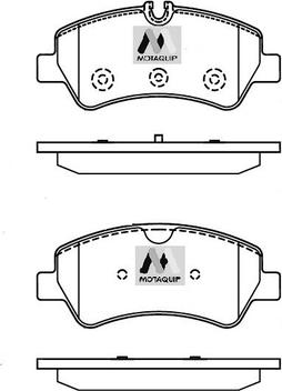 Motaquip LVXL1745 - Set placute frana,frana disc aaoparts.ro