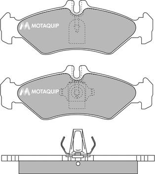 Motaquip LVXL175 - Set placute frana,frana disc aaoparts.ro