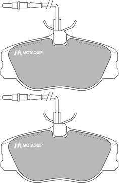 Motaquip LVXL872 - Set placute frana,frana disc aaoparts.ro