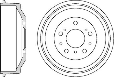 Motaquip VBD664 - Tambur frana aaoparts.ro