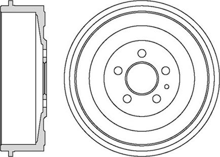 Motaquip VBD663 - Tambur frana aaoparts.ro