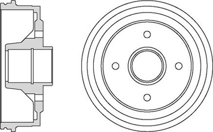 Motaquip VBD634 - Tambur frana aaoparts.ro