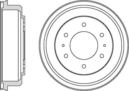Motaquip VBE638 - Tambur frana aaoparts.ro