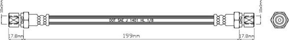 Motaquip VBH734 - Furtun frana aaoparts.ro