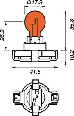 Motaquip VBU12190 - Bec, semnalizator aaoparts.ro