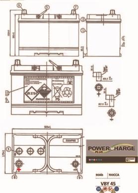 Motaquip VBY45 - Baterie de pornire aaoparts.ro