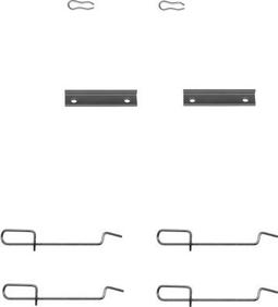 Motaquip VMK642 - Set accesorii, placute frana aaoparts.ro