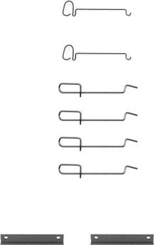 Motaquip VMK601 - Set accesorii, placute frana aaoparts.ro