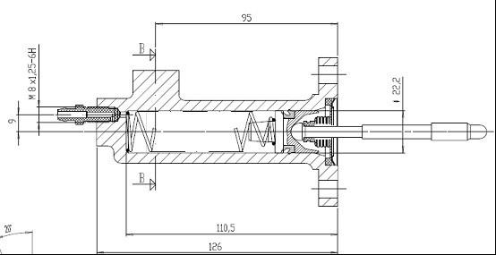 Motaquip VSC113 - Cilindru receptor ambreiaj aaoparts.ro